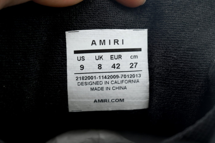 AMIRI All Black