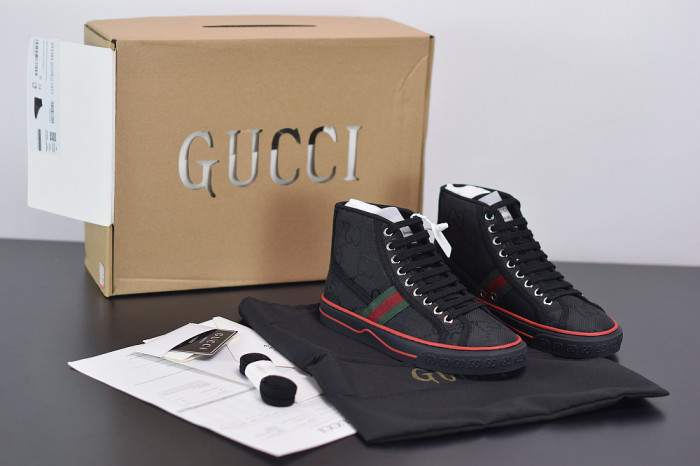 G*u*i tennis 1977 print sneaker black 553385 dopeo 1977