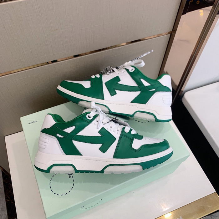 OFF WHITE™ C/O VIRGIL ABLOH OUT OF OFFICE LOW-TOP LEATHER SNEAKERS "OOO"