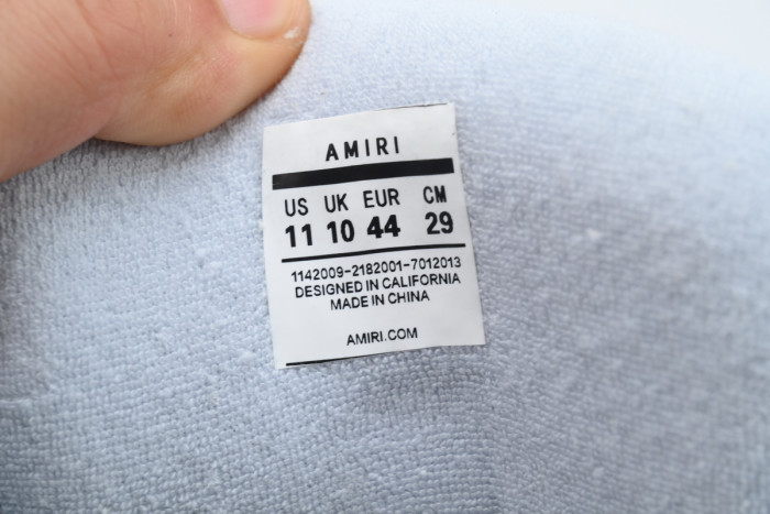 AMIRI White Blue