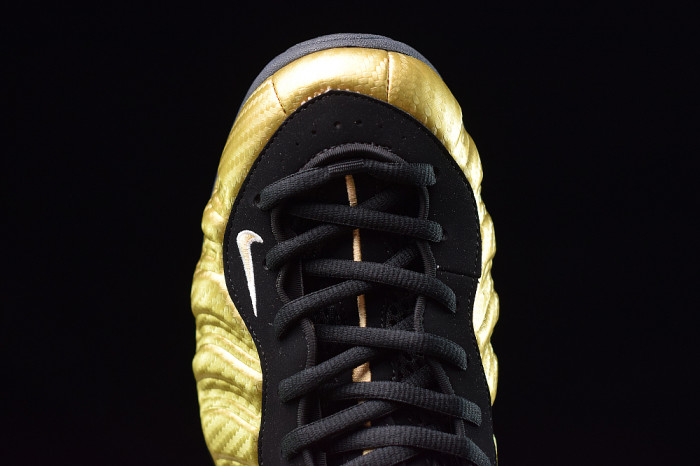 Nike Air Foamposite Pro “Metallic Gold” Black mens 624041-701