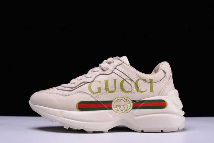 G*u*i logo rhyton vintage trainer sneaker 500877 drw00 9522