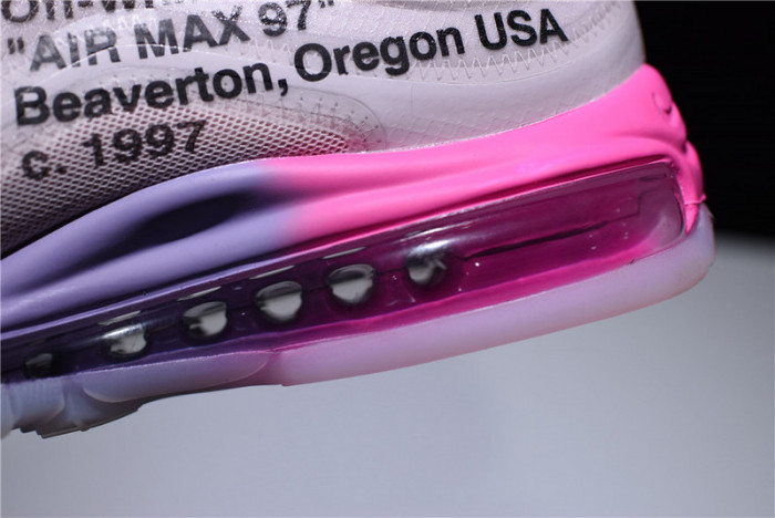 ofw nike air max 97 rose aj4585-600